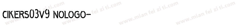 cikers03v9 nologo字体转换